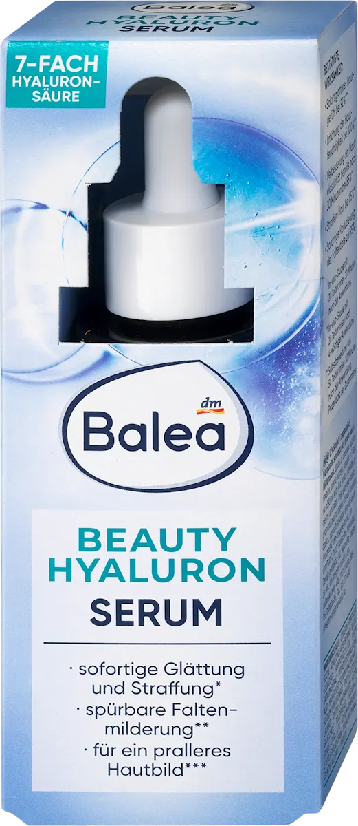 سيروم الجمال من Balea – هيالورون بتركيبة 7 أنواع لنعومة وشباب البشرة | 30 دقيقة